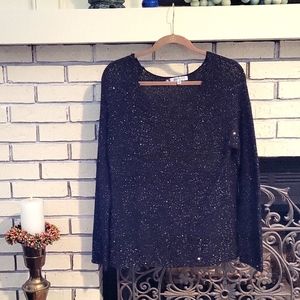 Jennifer Lopez mini sequin sweater